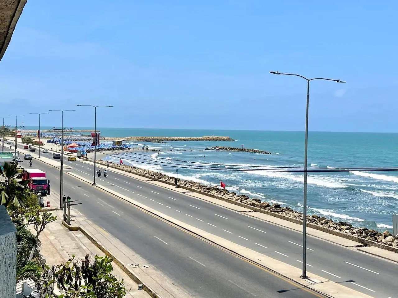 Daire Apartamento Vista Al Mar Cartagena Kolombiya